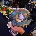 Craig Gilliam holds the 2026 Distinguished Alumnus Award.