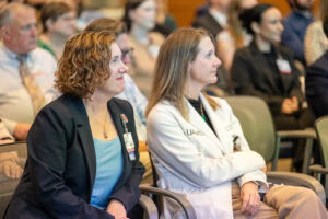 Laura Dunn, M.D., director of the UAMS Psychiatric Research Institute, and psychiatrist Amy Grooms, M.D.