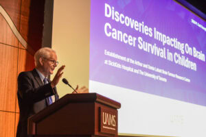 Rutka discusses brain cancer survival in children.