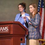 Leah Tobey-Moore, assistant professor in the UAMS College of Medicine’s Department of Psychiatry, and Meghan Breckling, assistant professor in the College of Pharmacy’s Department of Pharmacy Practice, presented several simulated case studies showing treatment options for older patients with health conditions such as osteoarthritis or diabetic neuropathy.