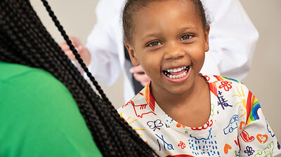 Photo of a smiling child
