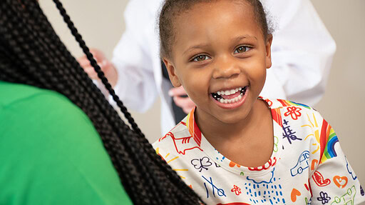 Photo of a smiling child