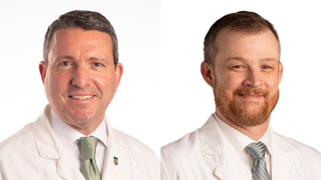 <p>John Spollen, M.D., (left) and Leslie Stone, M.D., MPH</p>
<div><a class="more" href="https://news.uams.edu/2026/07/02/uams-announces-leadership-changes-in-college-of-medicine/spollen-stone-featured/">Read more</a></div>