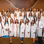 Members of the PA Class of 2026 gather on Aug. 21 after the Valediction for one last formal photo together.