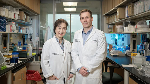 Fen Xia, MD, Ph.D, and Brian Koss, Ph.D.
