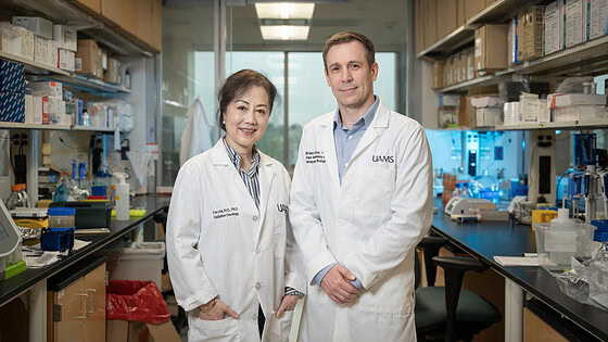 Fen Xia, MD, Ph.D, and Brian Koss, Ph.D.