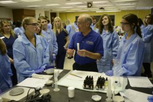 Eddie Dunn, Pharm.D., at pharmacy camp in 2012