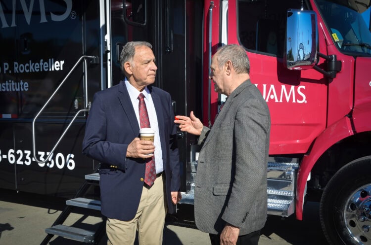 U.S. Sen. John Boozman, Michael Birrer, M.D., Ph.D.