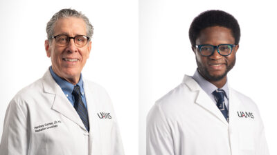 Radiation Oncologists Hershel Garner, J.D., M.D., Uwajah Uzomah, M.D., MPH, Join UAMS