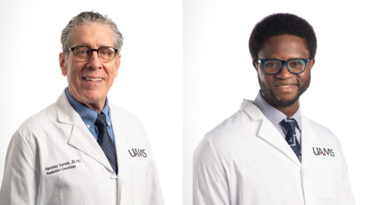 Radiation Oncologists Hershel Garner, J.D., M.D., Uwajah Uzomah, M.D., MPH, Join UAMS