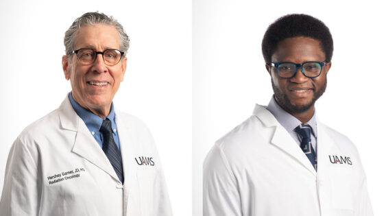 Radiation Oncologists Hershel Garner, J.D., M.D., Uwajah Uzomah, M.D., MPH, Join UAMS