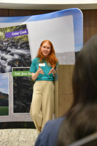 Lauren Gibson-Oliver, M.D., talks about lifestyle medicine in one of the breakout sessions.