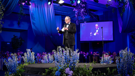 Michael Birrer, M.D., Ph.D., speaks at the 2026 Gala for Life