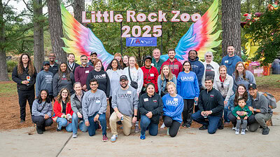 Team UAMS at the 2025 Parkinsonism Walk.